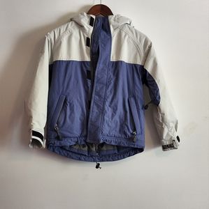 Obermeyer Kids Jacket - Blue and White